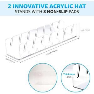 Hat Organizer for Baseball Caps Display and Organizer